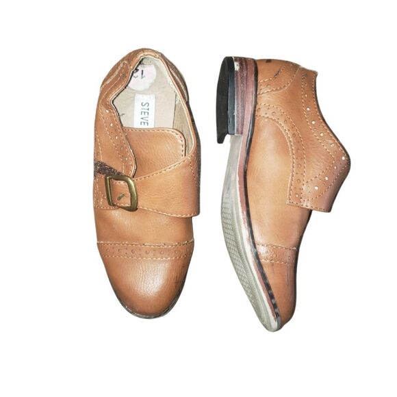 Steve Madden Toddler Oxfords Cap Toe Single Strap Style Bradley 12 - Picture 1 of 7